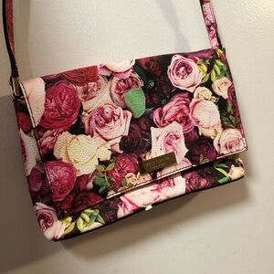 Kate Spade floral rose crossbody bag